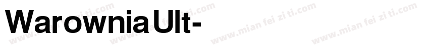 Warownia Ult字体转换